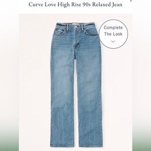 High Rise 90s Relaxed Jeans - Curve Love